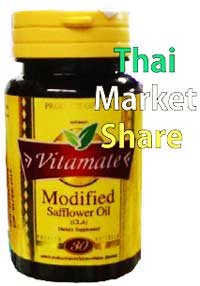 รูปภาพของ Vitamate Modified Safflower Oil (CLA) 30cap น้ำมันดอกคำฝอย  